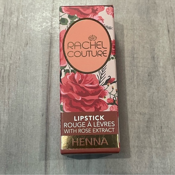 Rachel Couture Lipstick With Rose Extract HENNA 3.6G 0.126oz - Picture 1 of 6